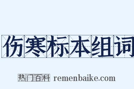 伤寒标本组词是什么意思的图片